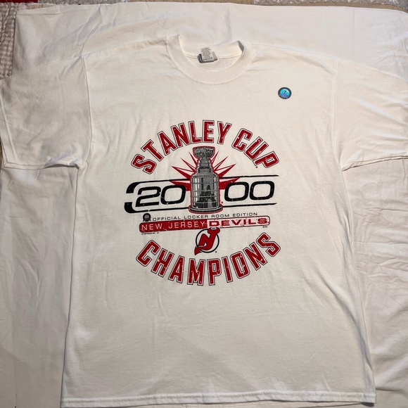 Lee brand New Jersey Devils Stanley Cup 2000 official locker room edition shirt. - Picture 1 of 4